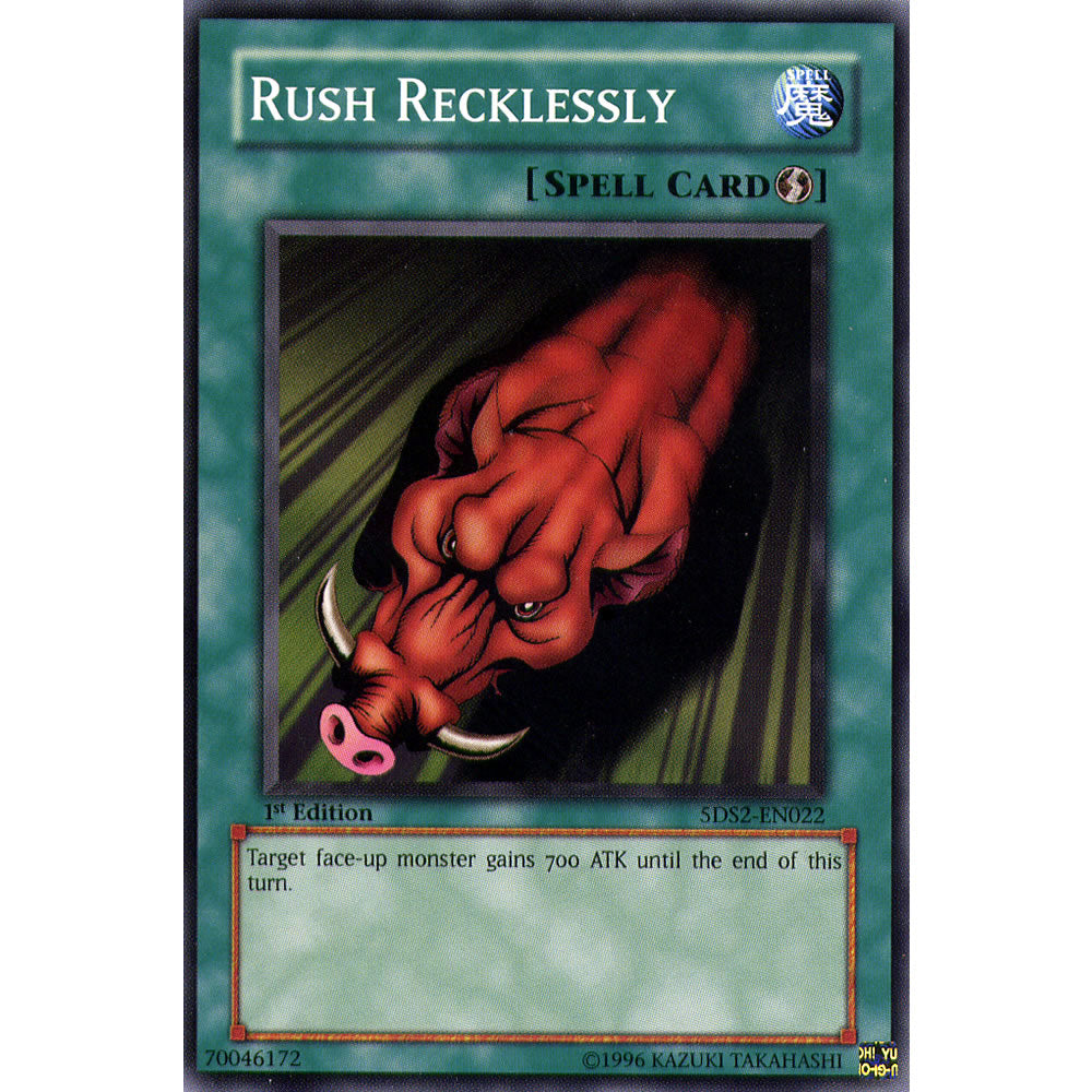 Rush Recklessly 5DS2-EN022 Yu-Gi-Oh! Card from the 5Ds 2009 Set
