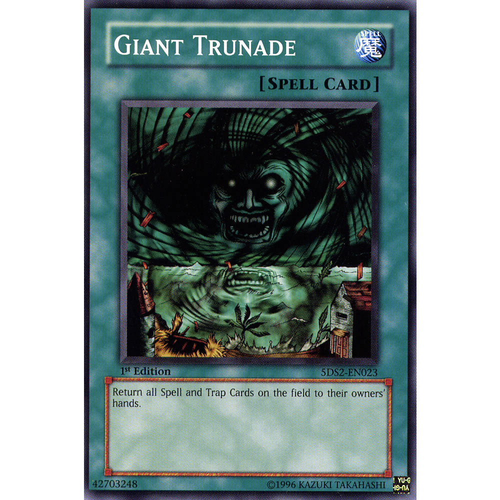 Giant Trunade 5DS2-EN023 Yu-Gi-Oh! Card from the 5Ds 2009 Set