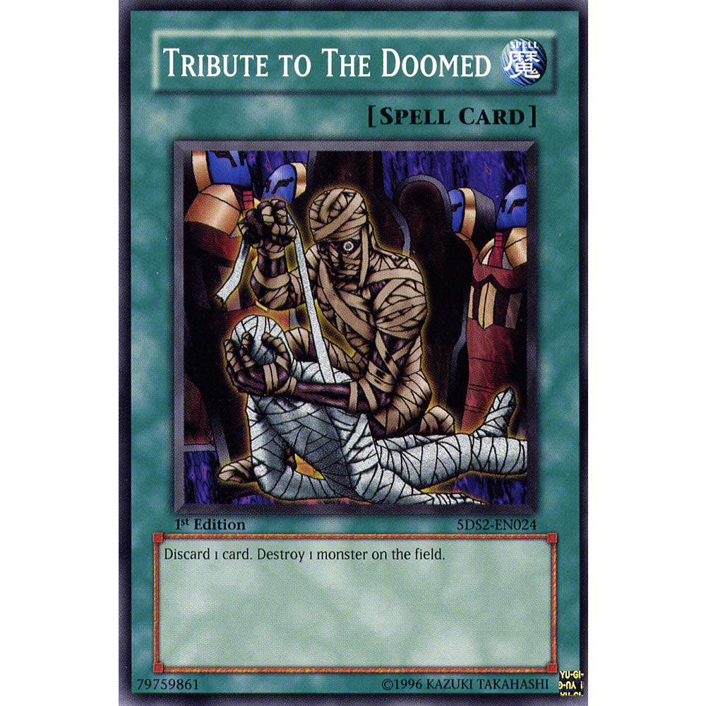 Tribute to the Doomed 5DS2-EN024 Yu-Gi-Oh! Card from the 5Ds 2009 Set