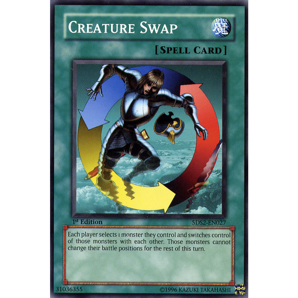 Creature Swap 5DS2-EN027 Yu-Gi-Oh! Card from the 5Ds 2009 Set