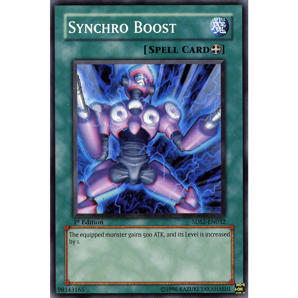 Synchro Boost 5DS2-EN032 Yu-Gi-Oh! Card from the 5Ds 2009 Set