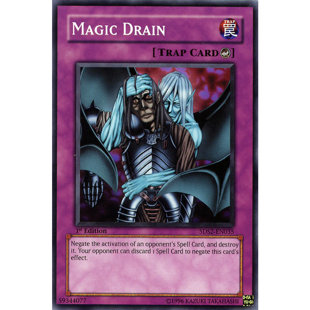 Magic Drain 5DS2-EN035 Yu-Gi-Oh! Card from the 5Ds 2009 Set