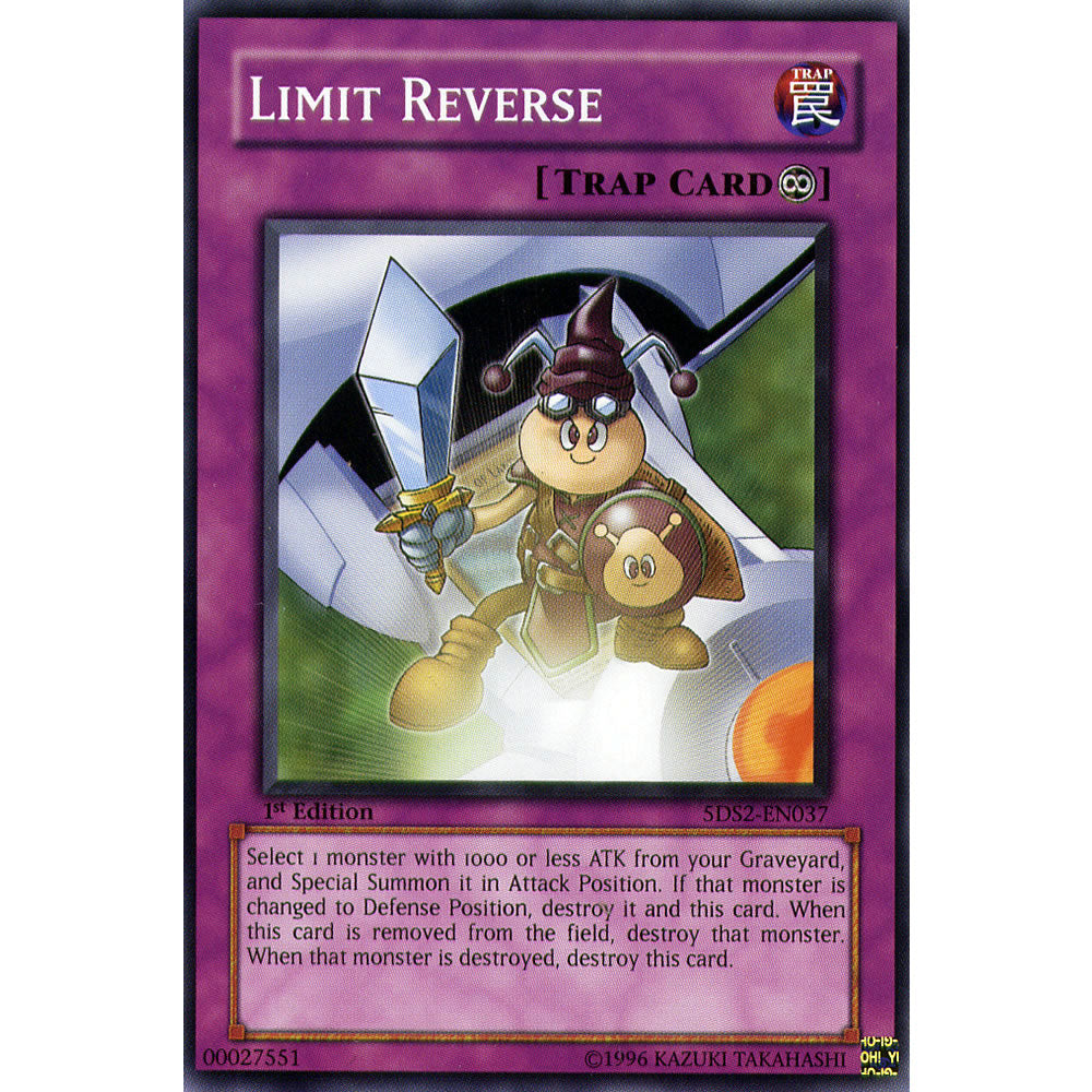 Limit Reverse 5DS2-EN037 Yu-Gi-Oh! Card from the 5Ds 2009 Set