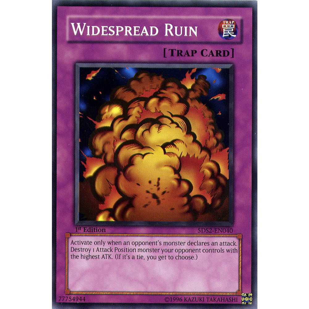 Widespread Ruin 5DS2-EN040 Yu-Gi-Oh! Card from the 5Ds 2009 Set