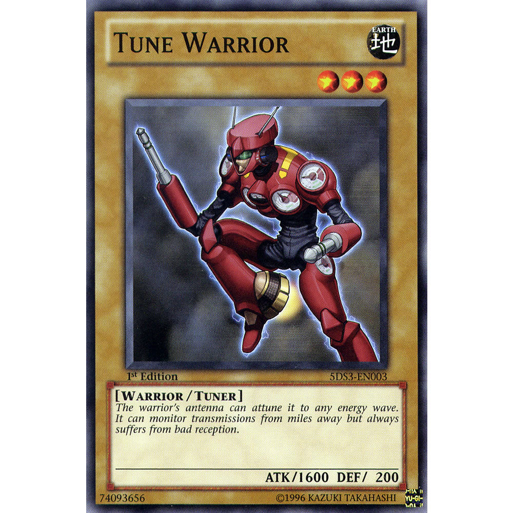 Tune Warrior 5DS3-EN003 Yu-Gi-Oh! Card from the Duelist Toolbox Set