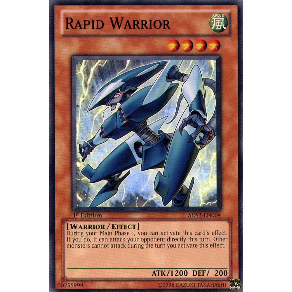 Rapid Warrior 5DS3-EN004 Yu-Gi-Oh! Card from the Duelist Toolbox Set