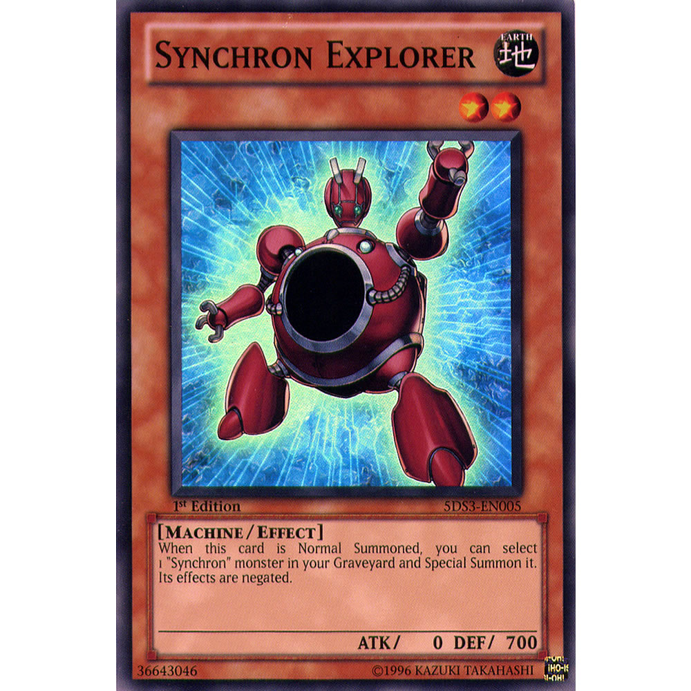 Synchron Explorer 5DS3-EN005 Yu-Gi-Oh! Card from the Duelist Toolbox Set
