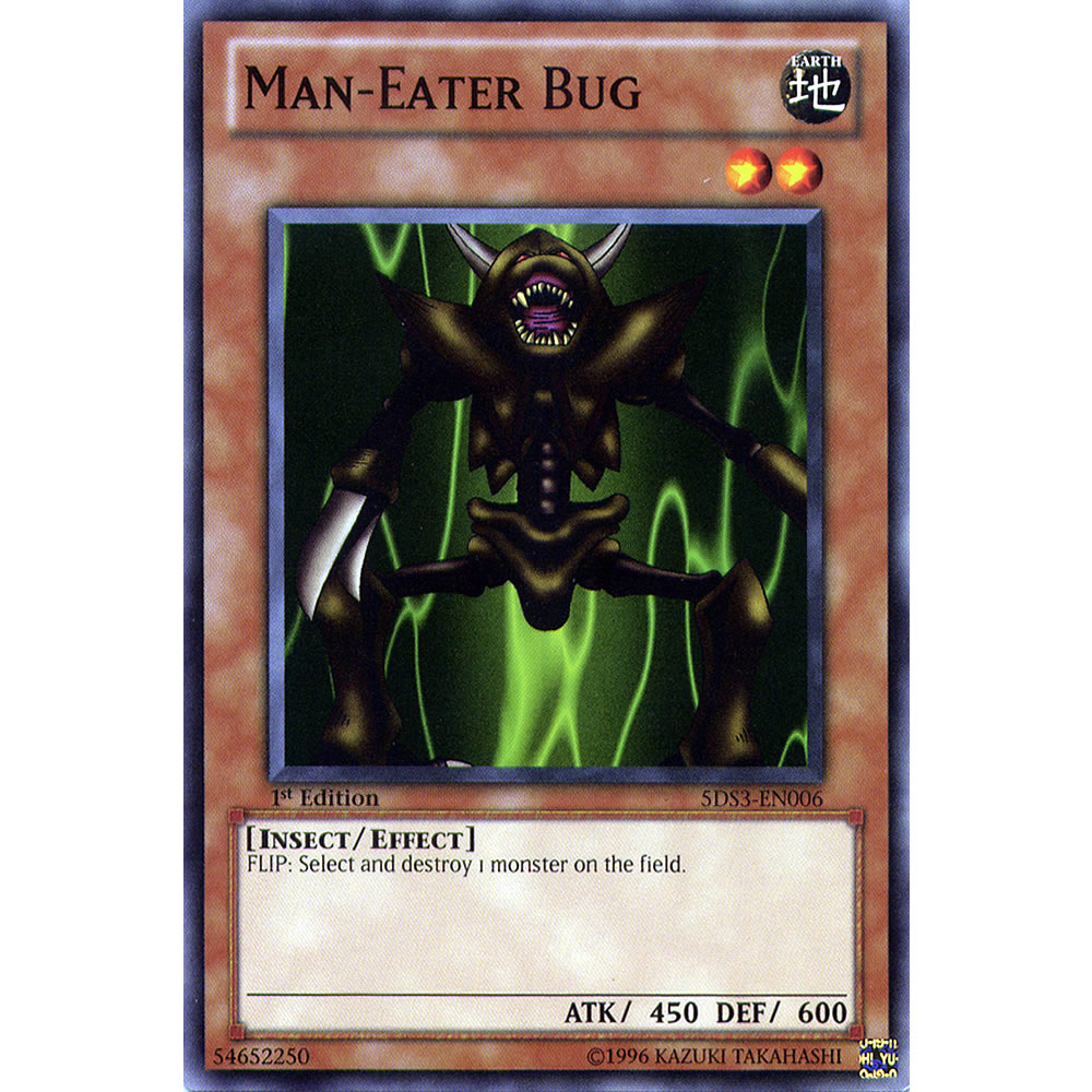 Man - Eater Bug 5DS3-EN006 Yu-Gi-Oh! Card from the Duelist Toolbox Set