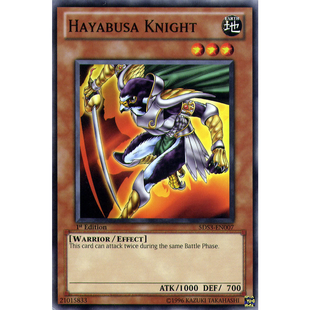 Hayabusa Knight 5DS3-EN007 Yu-Gi-Oh! Card from the Duelist Toolbox Set