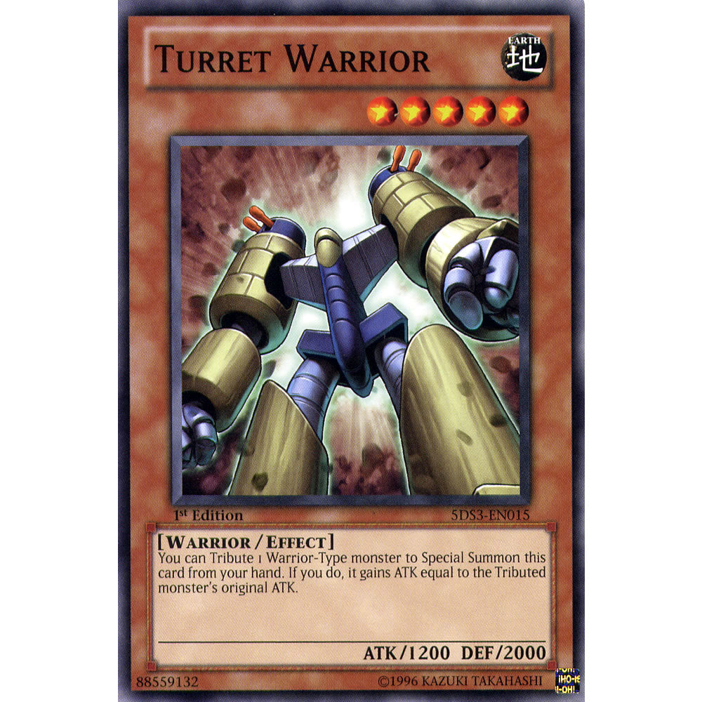 Turret Warrior 5DS3-EN015 Yu-Gi-Oh! Card from the Duelist Toolbox Set