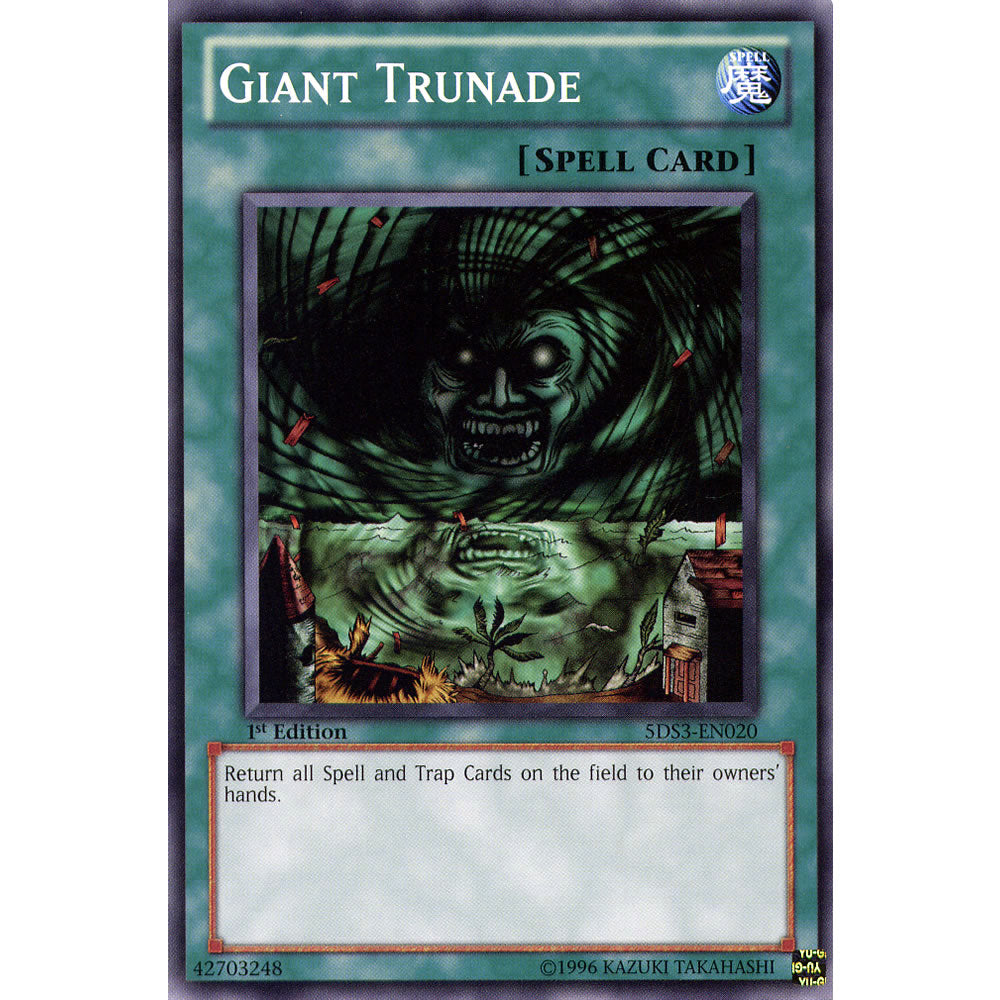 Giant Trunade 5DS3-EN020 Yu-Gi-Oh! Card from the Duelist Toolbox Set
