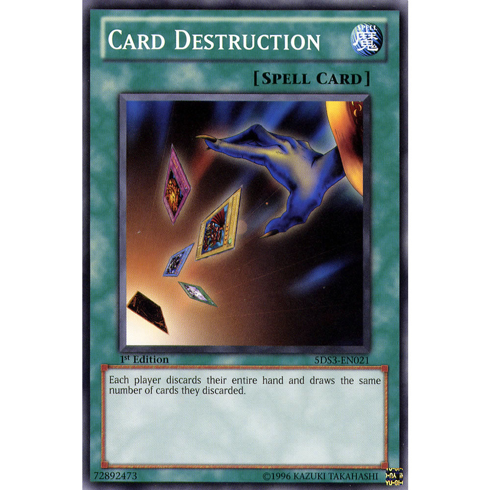 Card Destruction 5DS3-EN021 Yu-Gi-Oh! Card from the Duelist Toolbox Set