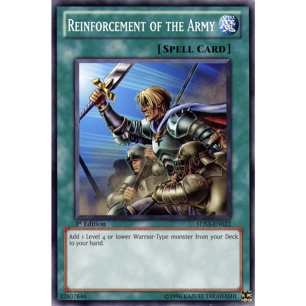 Reinforcement of the Army 5DS3-EN022 Yu-Gi-Oh! Card from the Duelist Toolbox Set