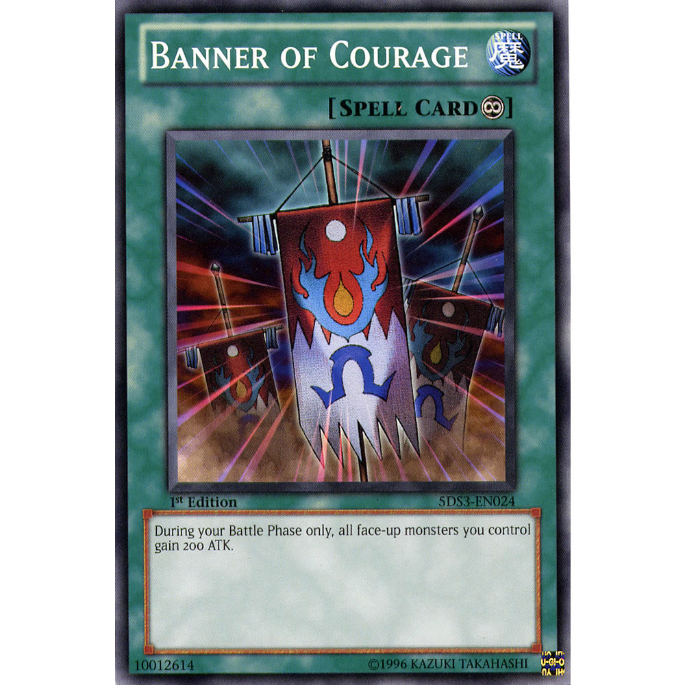 Banner of Courage 5DS3-EN024 Yu-Gi-Oh! Card from the Duelist Toolbox Set