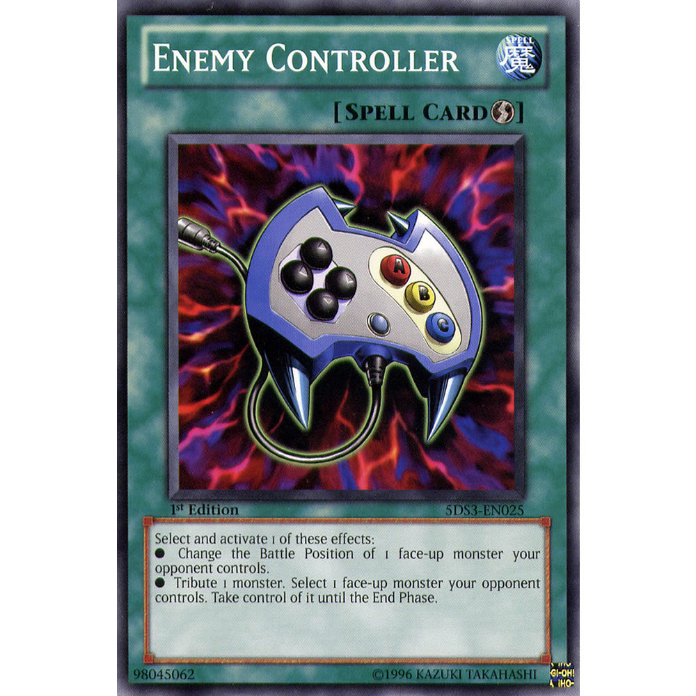 Enemy Controller 5DS3-EN025 Yu-Gi-Oh! Card from the Duelist Toolbox Set