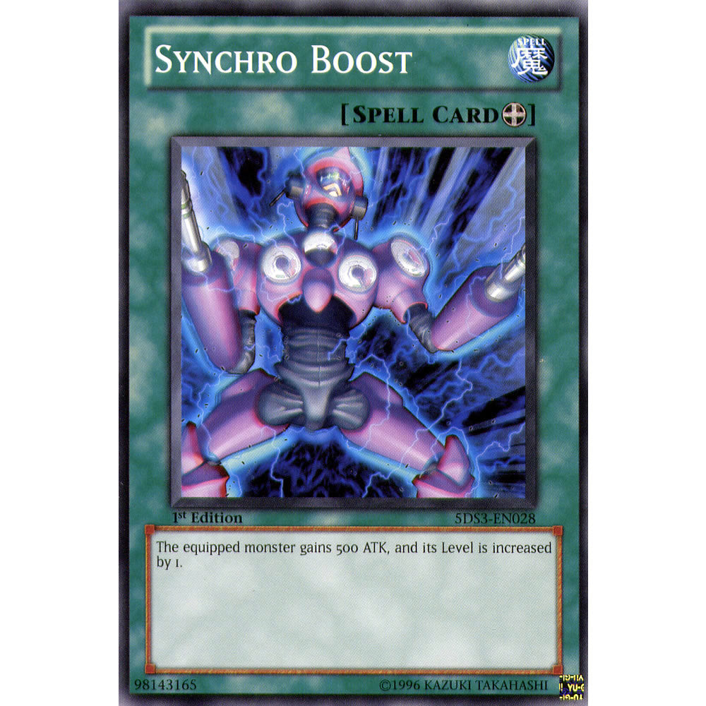 Synchro Boost 5DS3-EN028 Yu-Gi-Oh! Card from the Duelist Toolbox Set