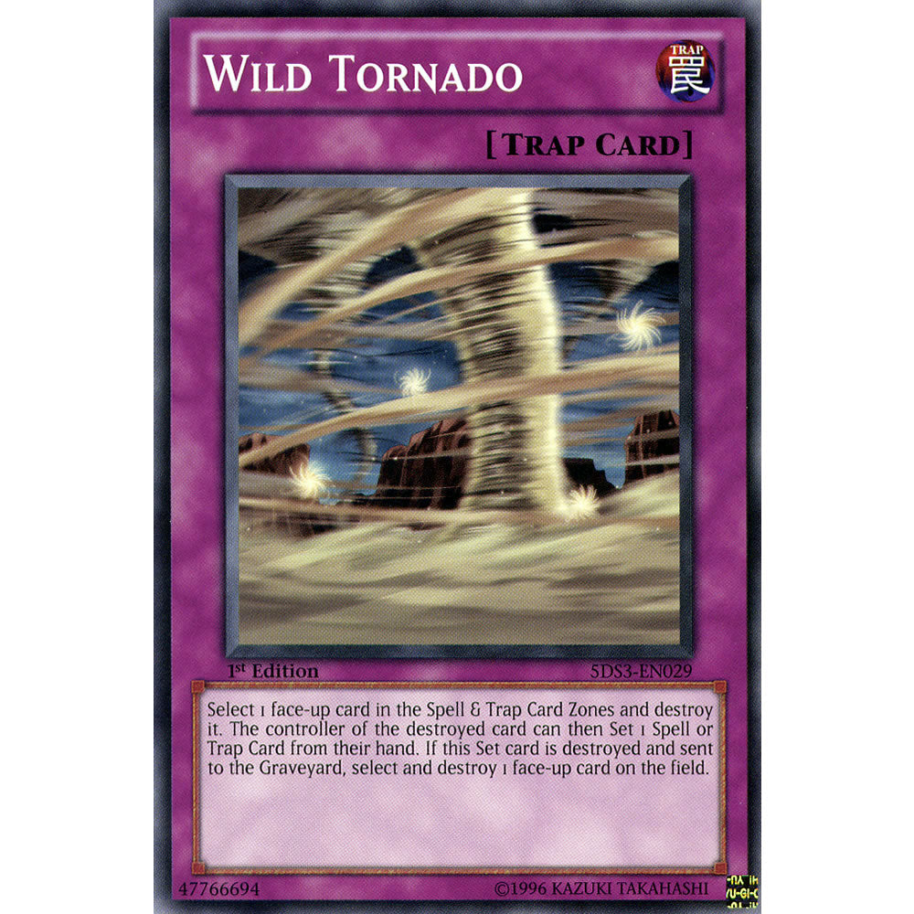 Wild Tornado 5DS3-EN029 Yu-Gi-Oh! Card from the Duelist Toolbox Set