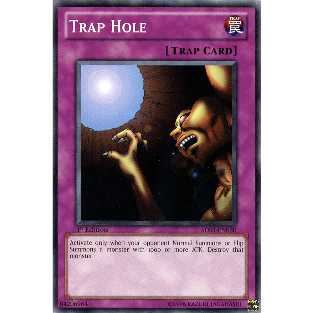 Trap Hole 5DS3-EN030 Yu-Gi-Oh! Card from the Duelist Toolbox Set