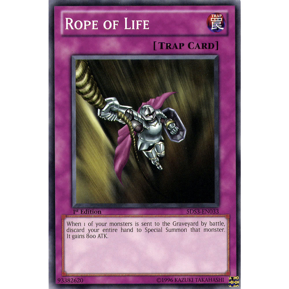 Rope of Life 5DS3-EN033 Yu-Gi-Oh! Card from the Duelist Toolbox Set
