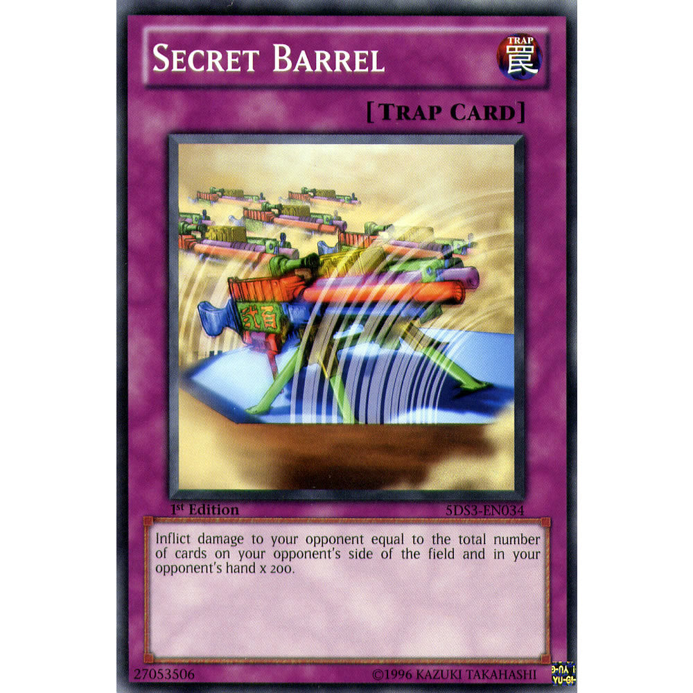 Secret Barrel 5DS3-EN034 Yu-Gi-Oh! Card from the Duelist Toolbox Set