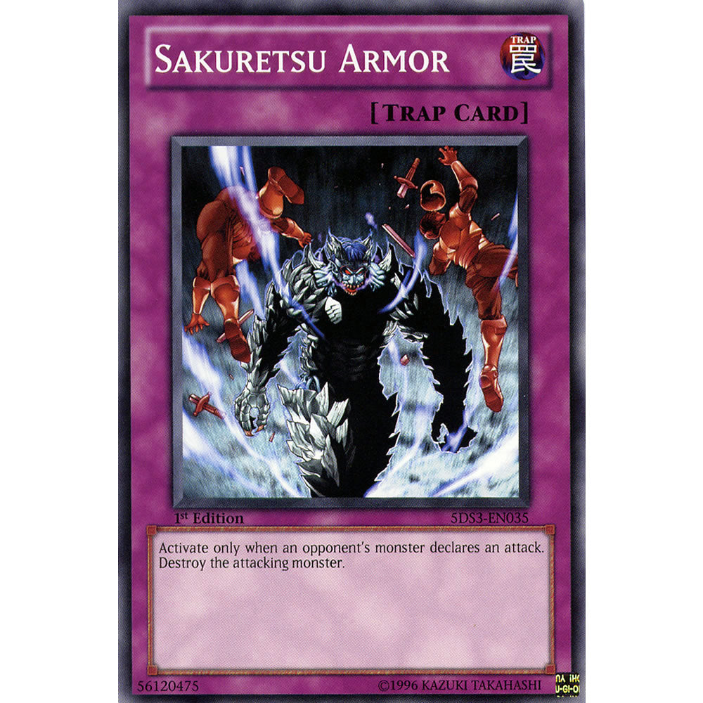 Sakuretsu Armor 5DS3-EN035 Yu-Gi-Oh! Card from the Duelist Toolbox Set