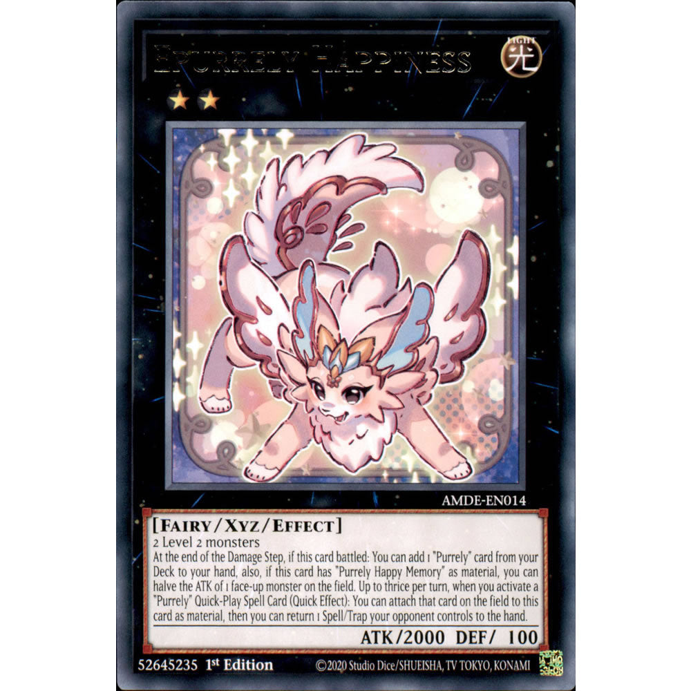 Epurrely Happiness AMDE-EN014 Yu-Gi-Oh! Card from the Amazing Defenders Set