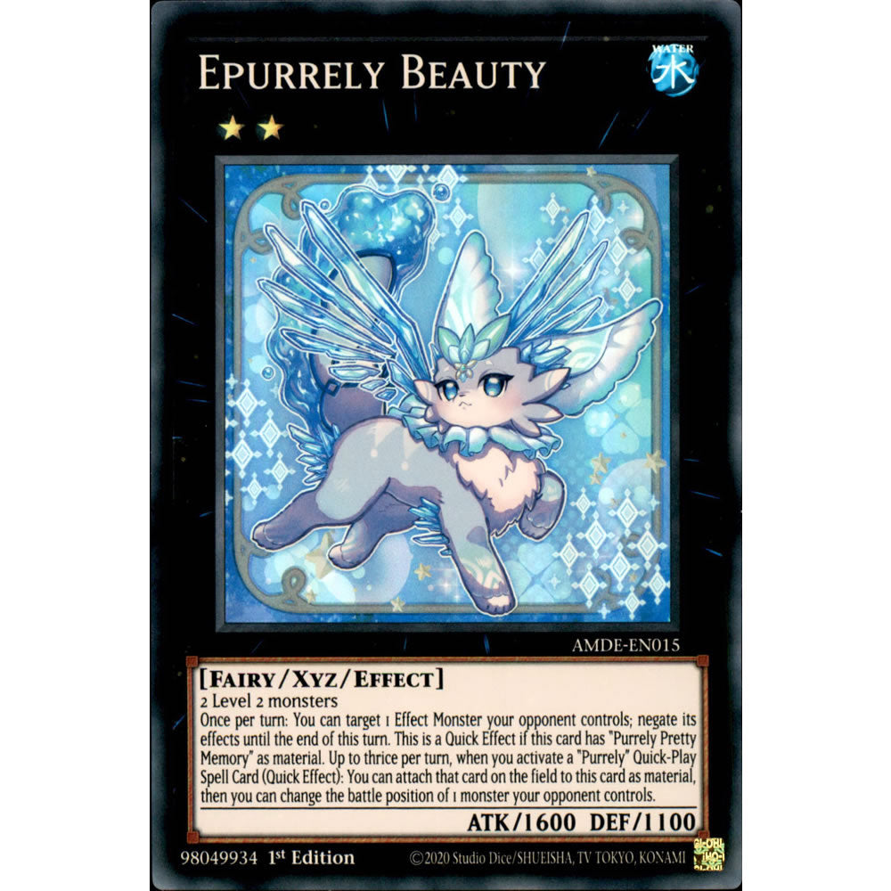 Epurrely Beauty AMDE-EN015 Yu-Gi-Oh! Card from the Amazing Defenders Set