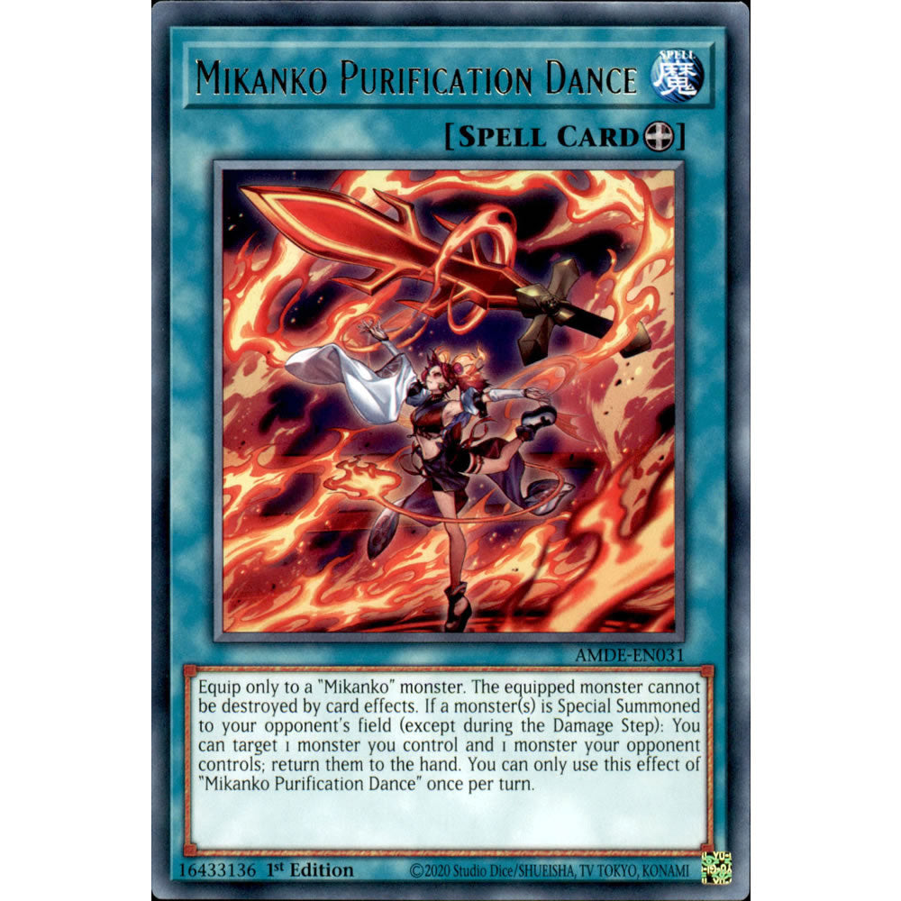 Mikanko Purification Dance AMDE-EN031 Yu-Gi-Oh! Card from the Amazing Defenders Set