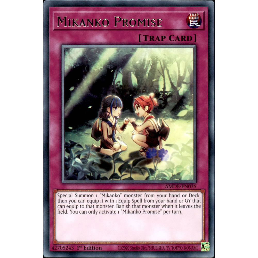 Mikanko Promise AMDE-EN035 Yu-Gi-Oh! Card from the Amazing Defenders Set