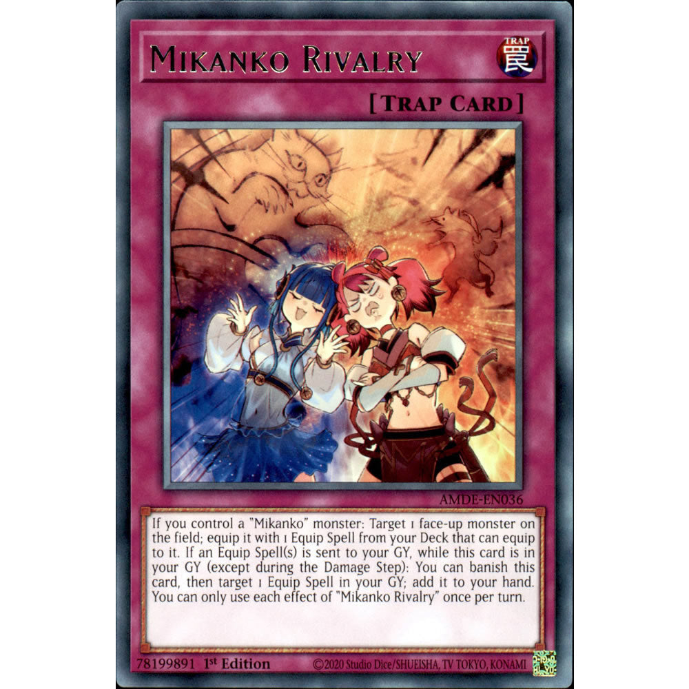 Mikanko Rivalry AMDE-EN036 Yu-Gi-Oh! Card from the Amazing Defenders Set