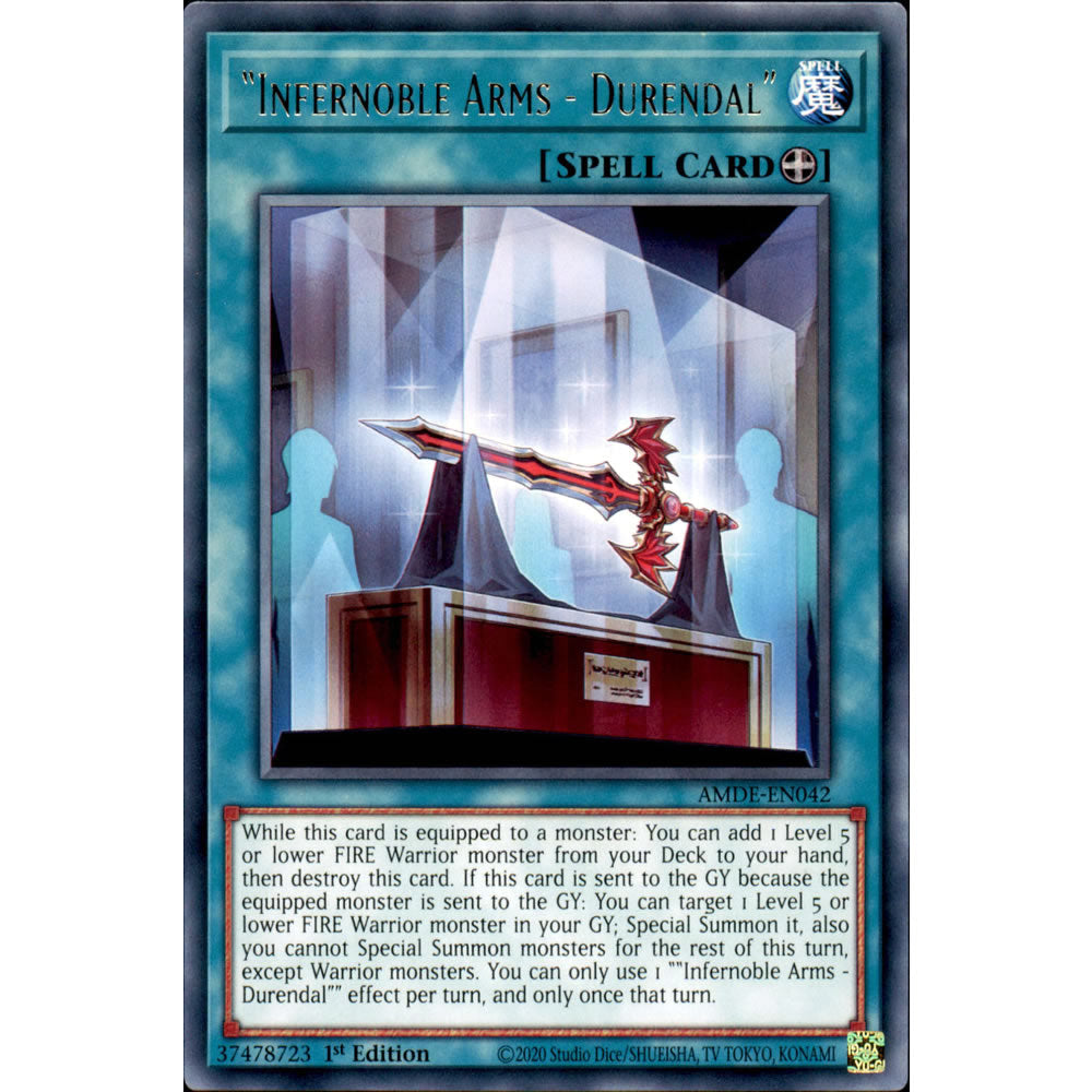 Infernoble Arms - Durendal AMDE-EN042 Yu-Gi-Oh! Card from the Amazing Defenders Set