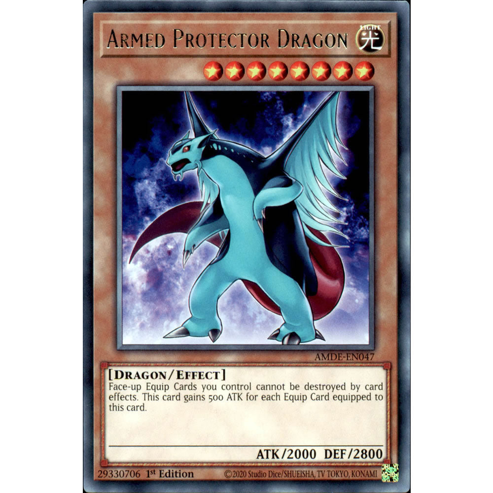 Armed Protector Dragon AMDE-EN047 Yu-Gi-Oh! Card from the Amazing Defenders Set