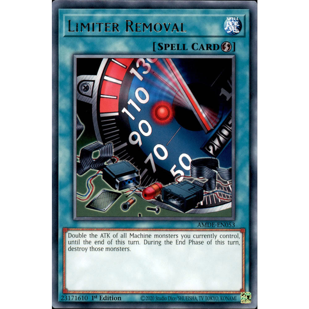 Limiter Removal AMDE-EN053 Yu-Gi-Oh! Card from the Amazing Defenders Set