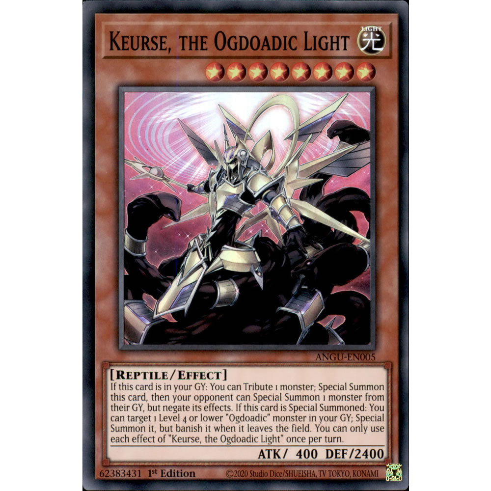 Keurse, the Ogdoadic Light ANGU-EN005 Yu-Gi-Oh! Card from the Ancient Guardians Set