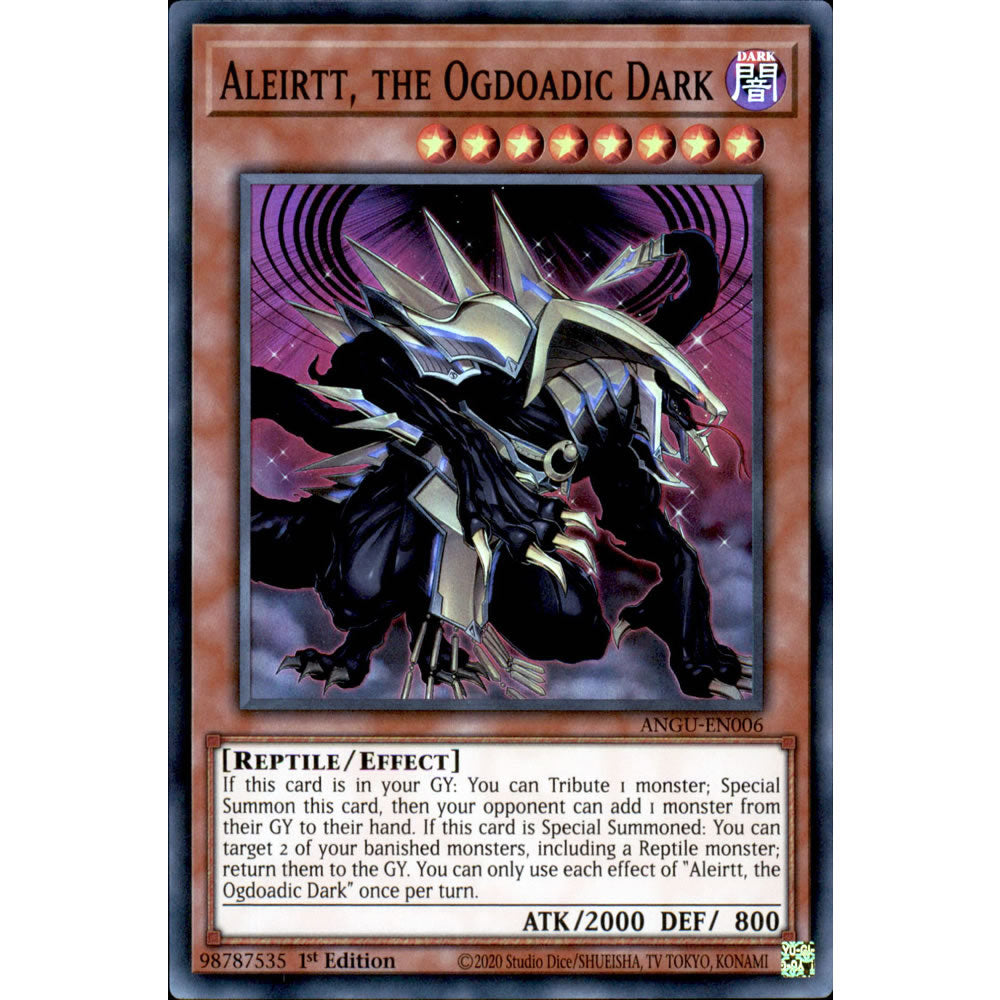 Aleirtt, the Ogdoadic Dark ANGU-EN006 Yu-Gi-Oh! Card from the Ancient Guardians Set