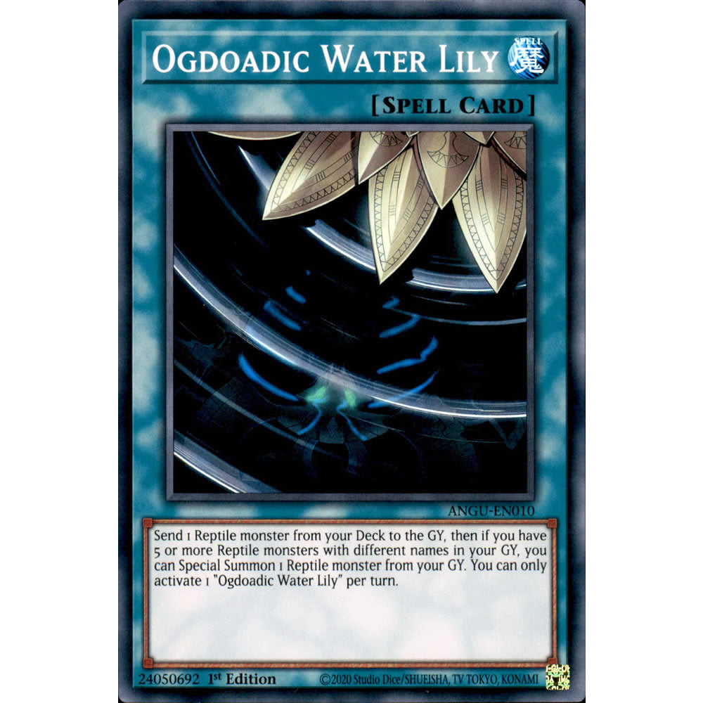 Ogdoadic Water Lily ANGU-EN010 Yu-Gi-Oh! Card from the Ancient Guardians Set