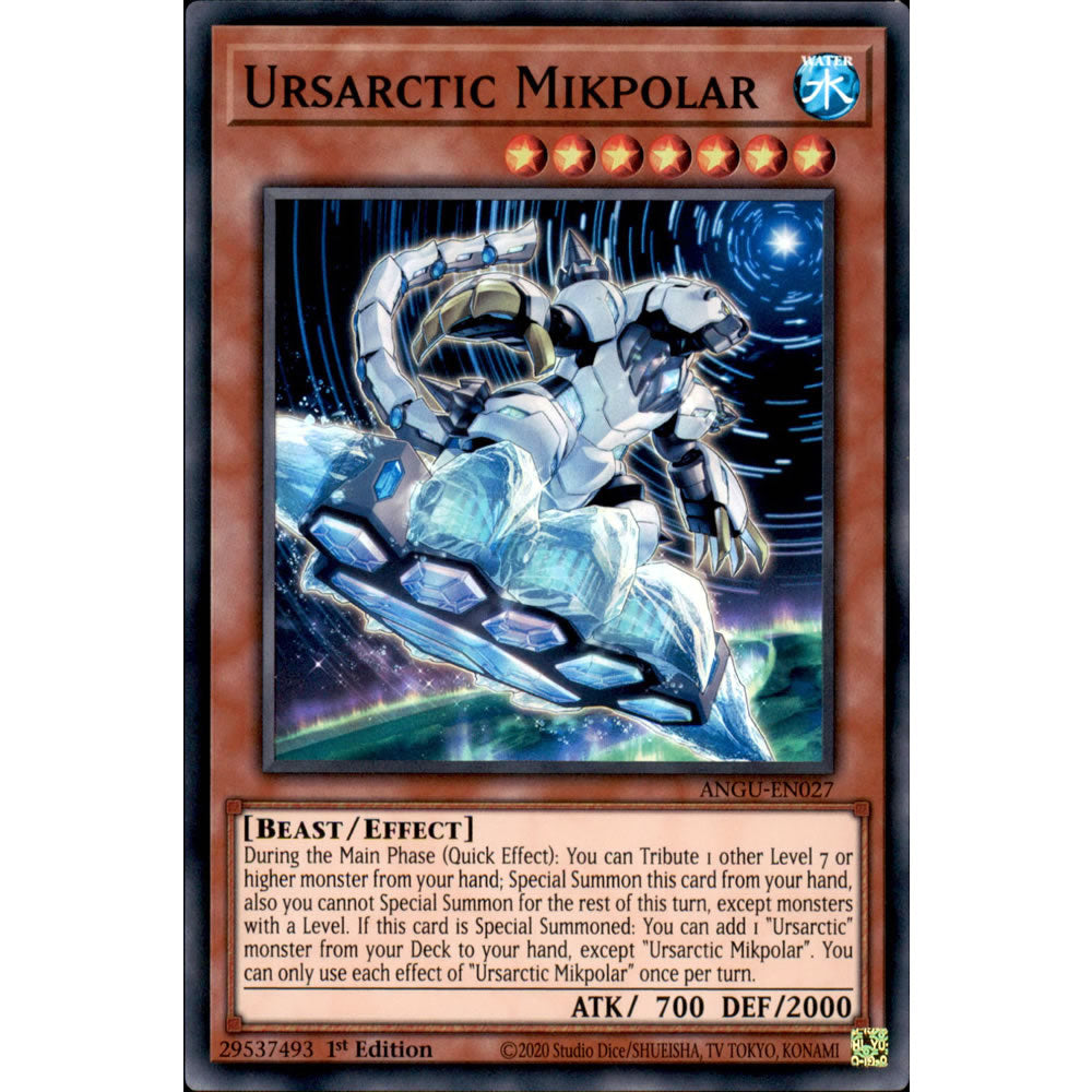 Ursarctic Mikpolar ANGU-EN027 Yu-Gi-Oh! Card from the Ancient Guardians Set
