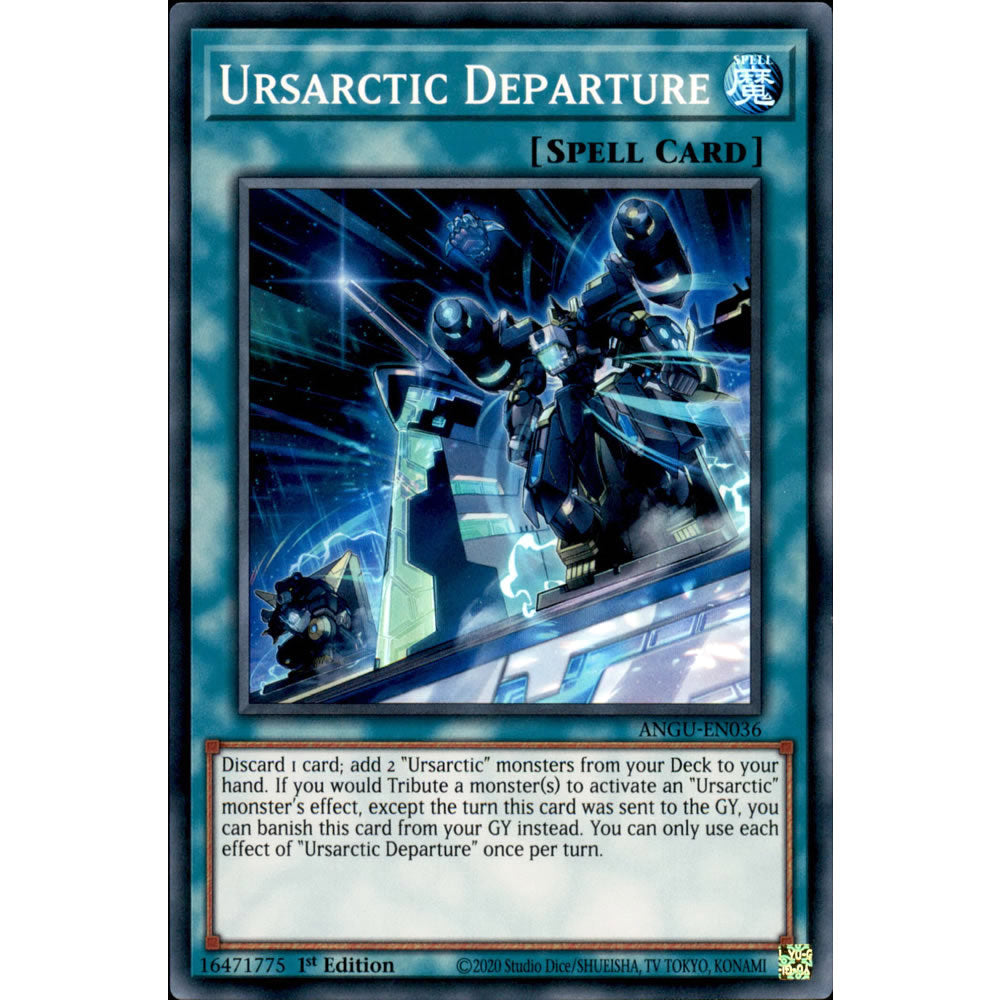 Ursarctic Departure ANGU-EN036 Yu-Gi-Oh! Card from the Ancient Guardians Set