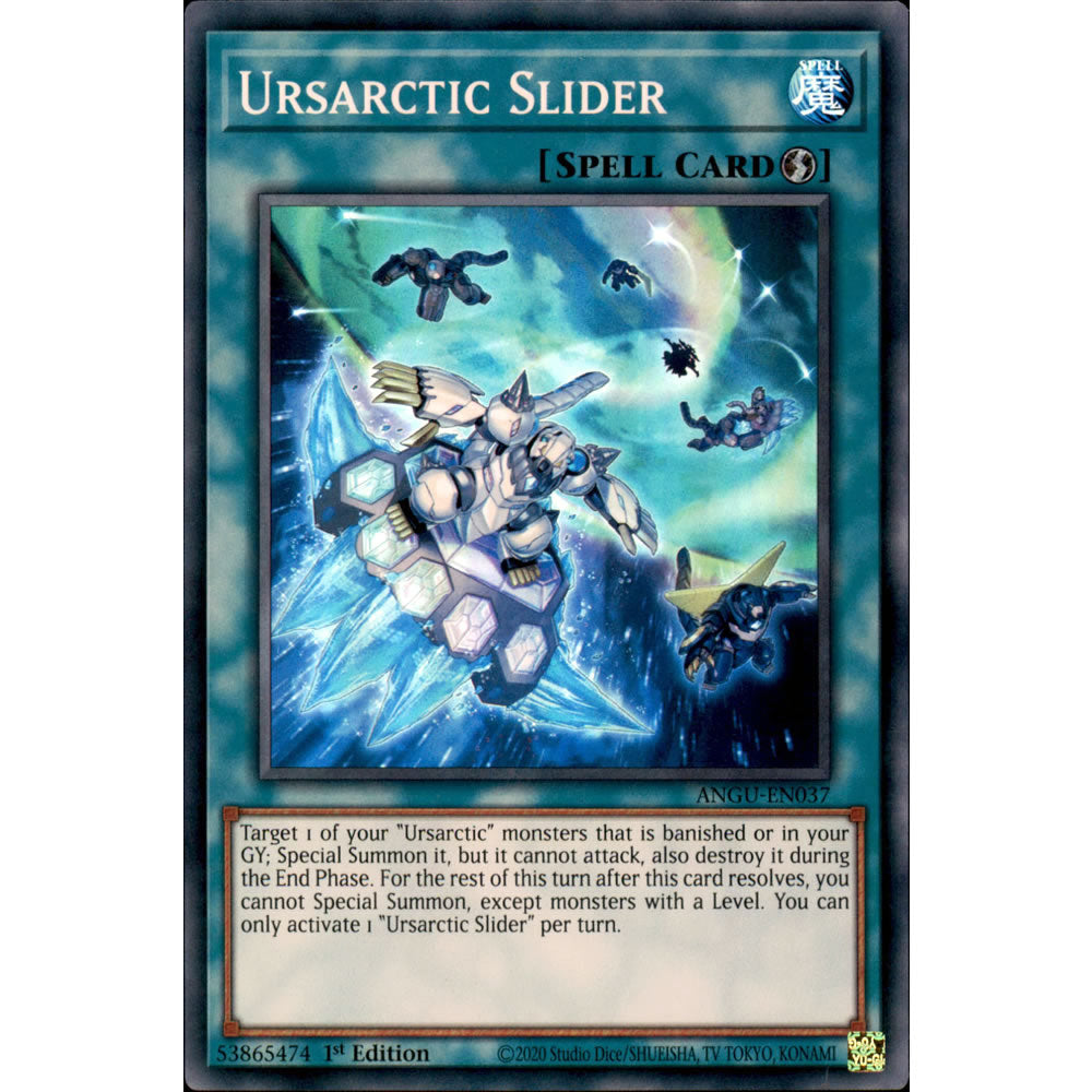 Ursarctic Slider ANGU-EN037 Yu-Gi-Oh! Card from the Ancient Guardians Set