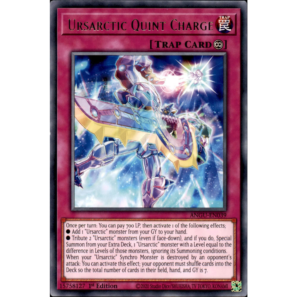 Ursarctic Quint Charge ANGU-EN039 Yu-Gi-Oh! Card from the Ancient Guardians Set