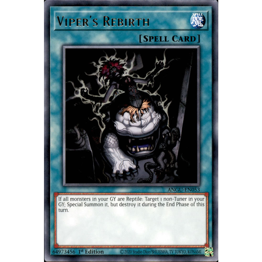 Viper's Rebirth ANGU-EN053 Yu-Gi-Oh! Card from the Ancient Guardians Set