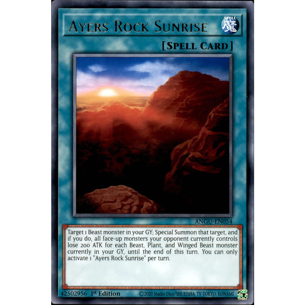 Ayers Rock Sunrise ANGU-EN054 Yu-Gi-Oh! Card from the Ancient Guardians Set