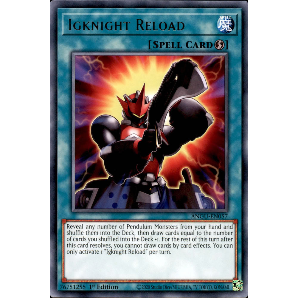 Igknight Reload ANGU-EN057 Yu-Gi-Oh! Card from the Ancient Guardians Set
