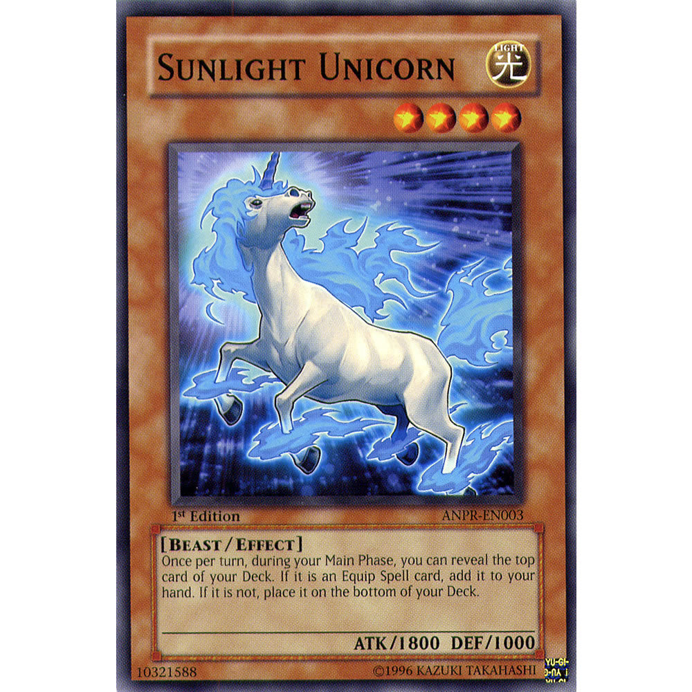 Sunlight Unicorn ANPR-EN003 Yu-Gi-Oh! Card from the Ancient Prophecy Set