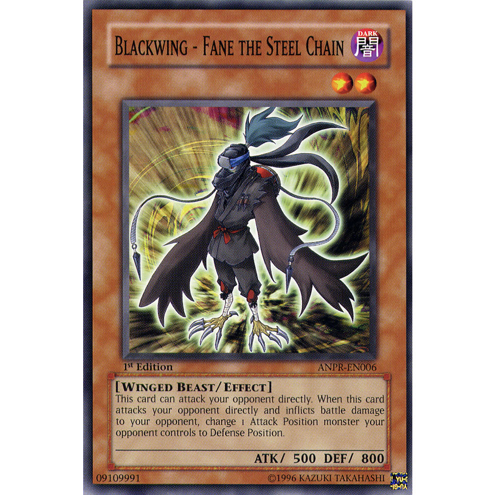 Blackwing - Fane The Steel Chain ANPR-EN006 Yu-Gi-Oh! Card from the Ancient Prophecy Set