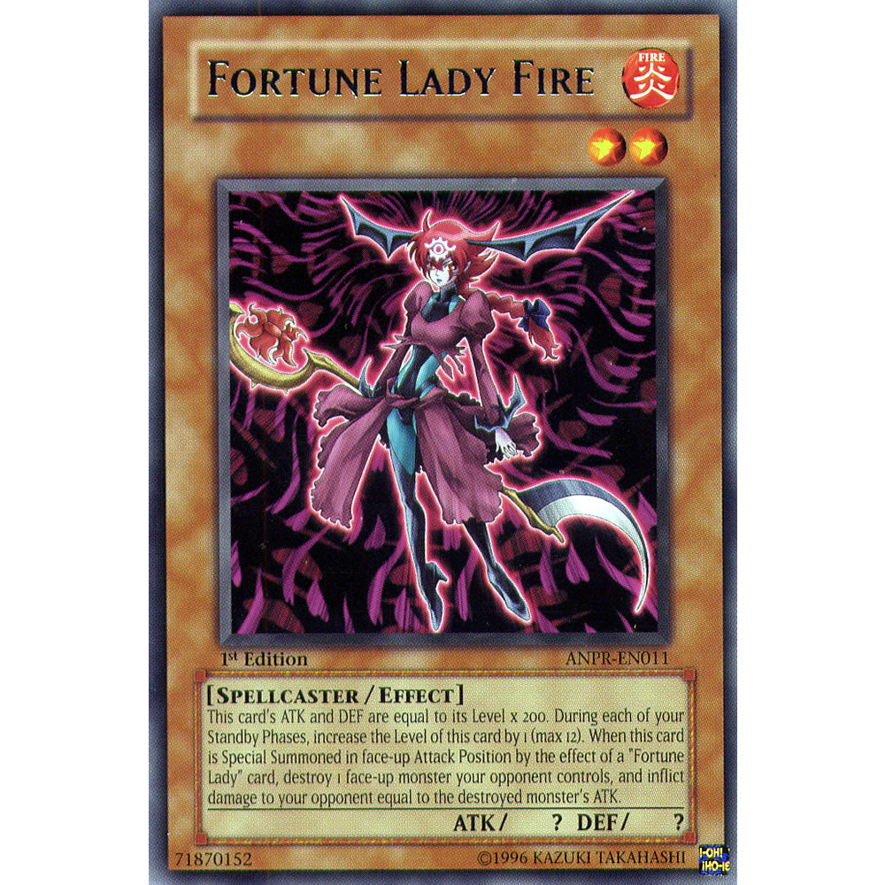 Fortune Lady Fire ANPR-EN011 Yu-Gi-Oh! Card from the Ancient Prophecy Set