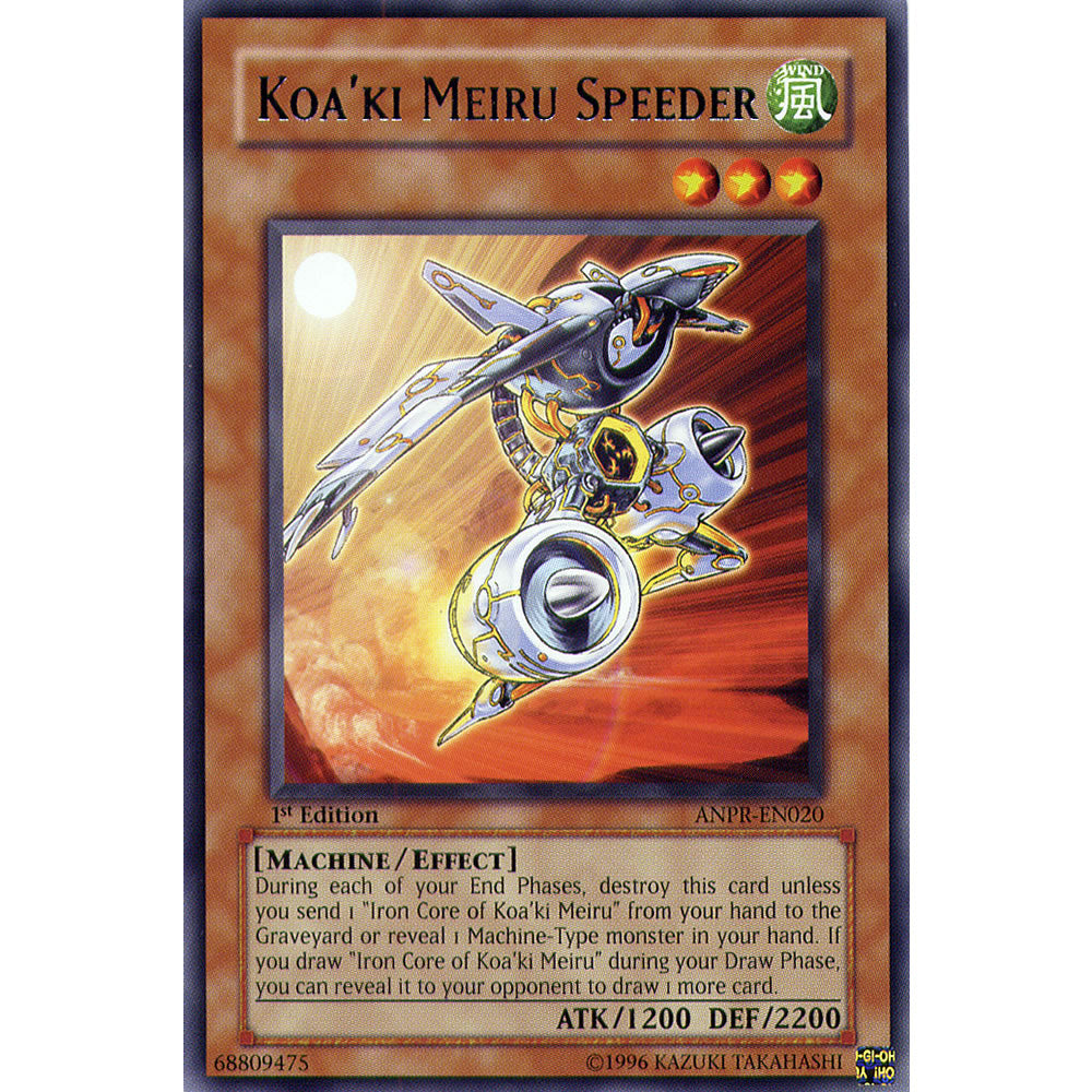 Koa'ki Meiru Speeder ANPR-EN020 Yu-Gi-Oh! Card from the Ancient Prophecy Set