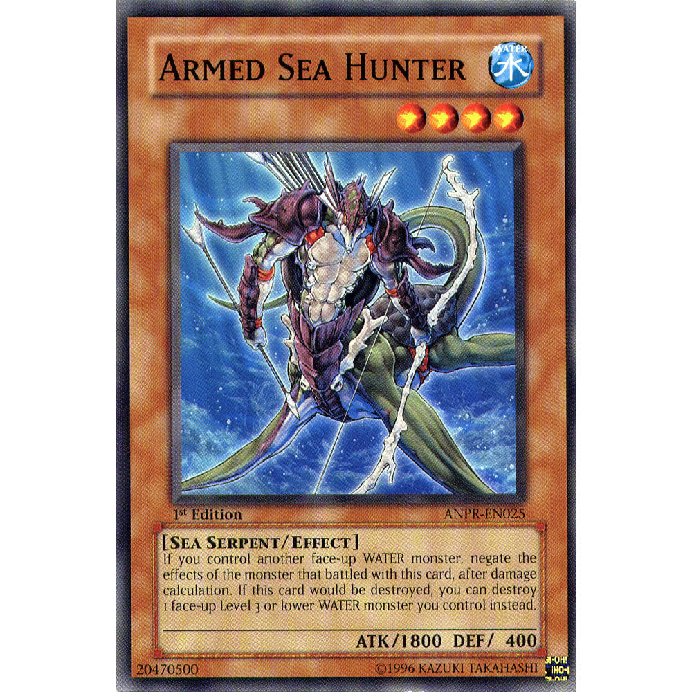 Armed Sea Hunter ANPR-EN025 Yu-Gi-Oh! Card from the Ancient Prophecy Set