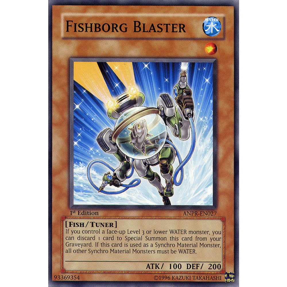 Fishborg Blaster ANPR-EN027 Yu-Gi-Oh! Card from the Ancient Prophecy Set