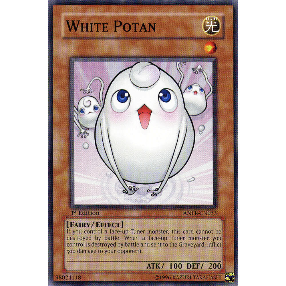 White Potan ANPR-EN033 Yu-Gi-Oh! Card from the Ancient Prophecy Set